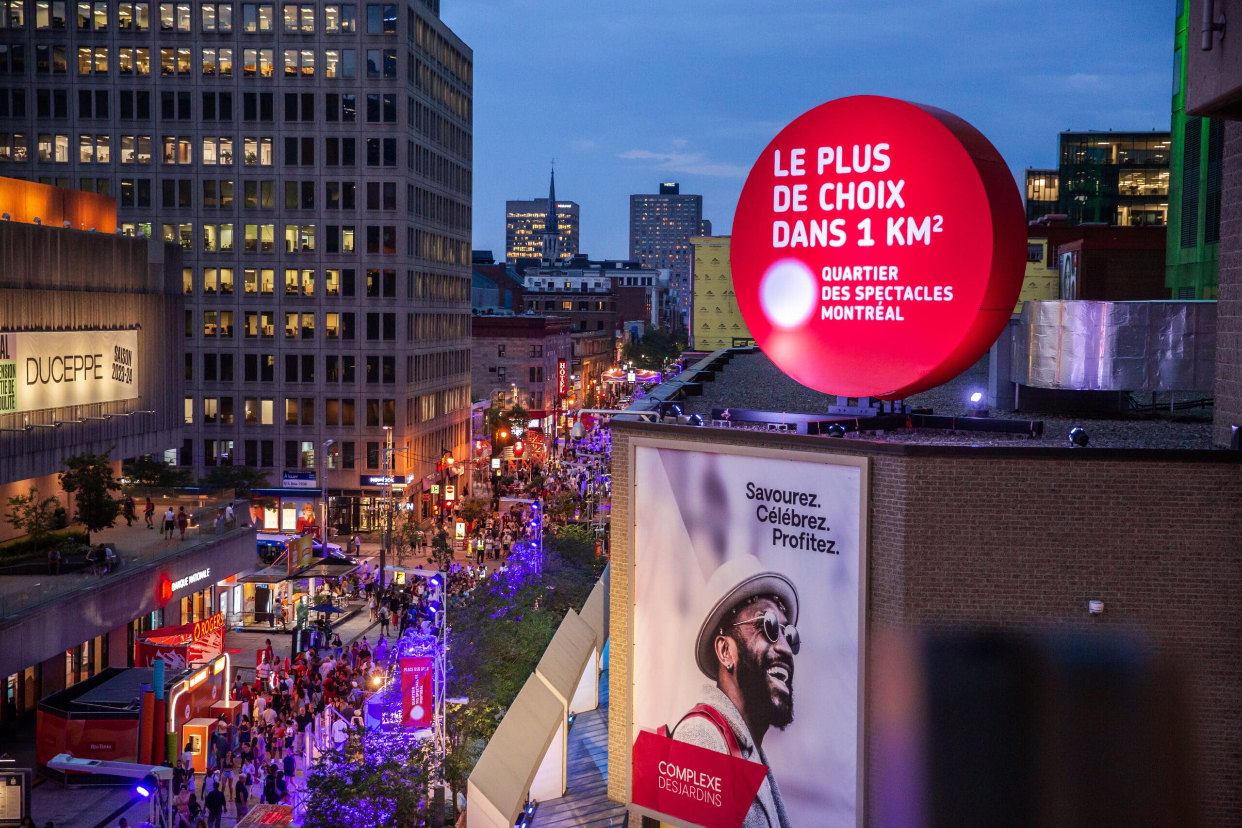 Espace M reconnects with Quartier des Spectacles